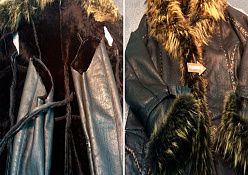 Ремонт кожаного пальто с мехом